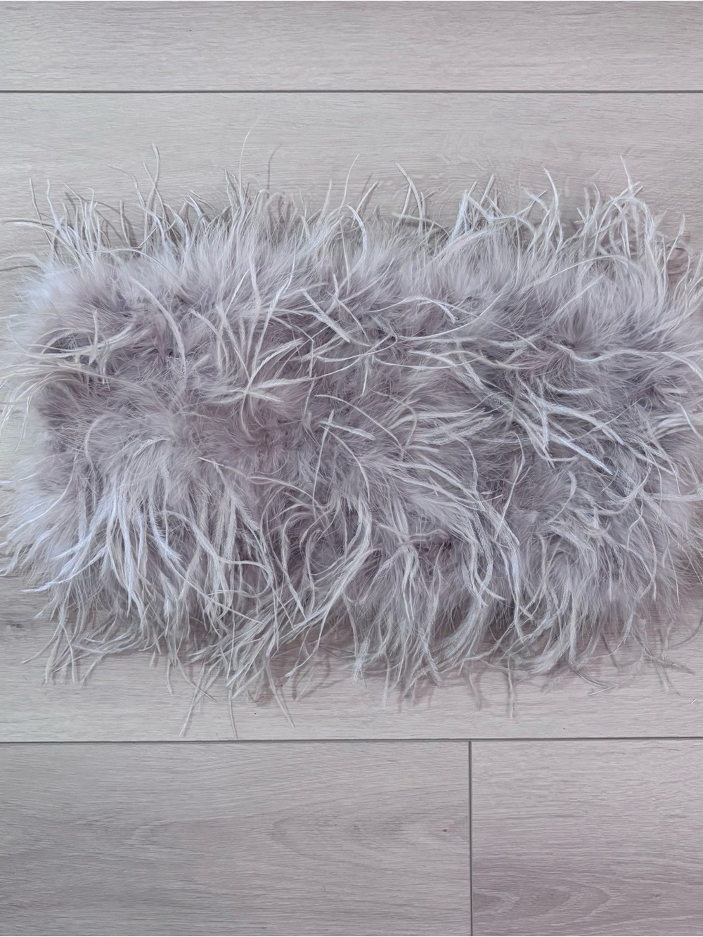 LAMARQUE Zaina Feather Bustier Top in Feather Pink - Picture 2 of 4